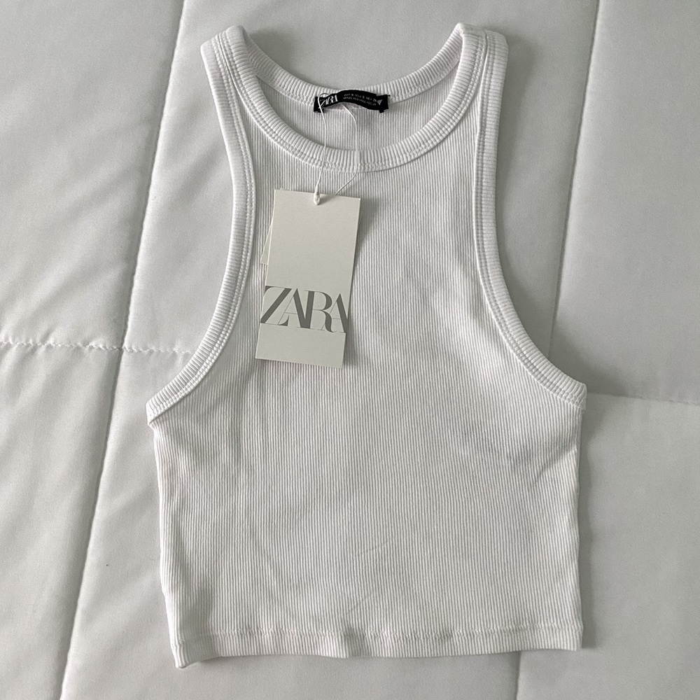 NWT Zara Cropped Tank Top